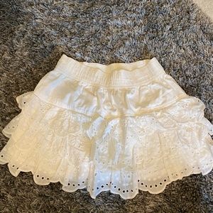 Hollister White Skirt